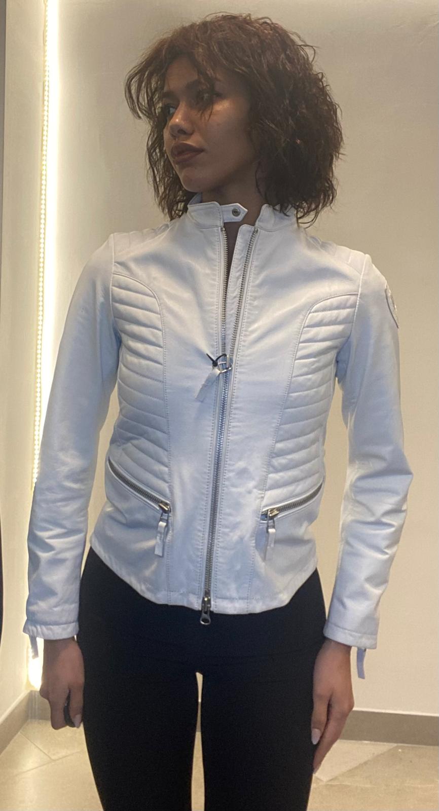 chiodo di vera pelle Blauer