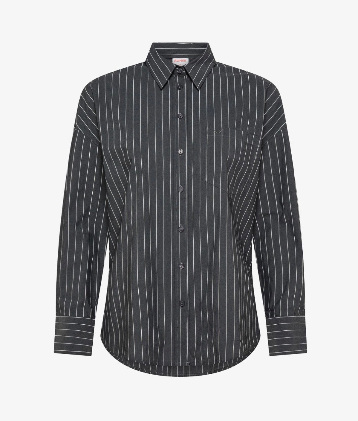 Camicia in cotone a righe
