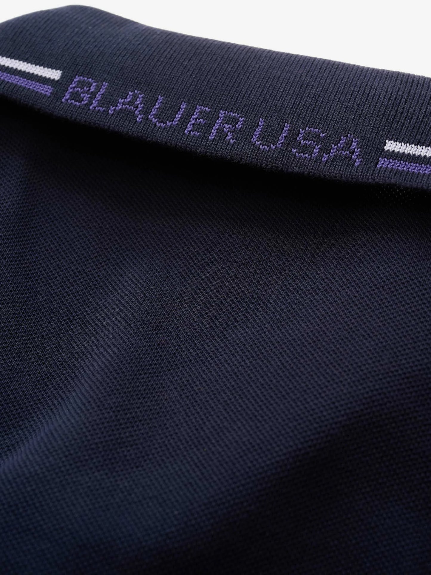 Polo doppia riga Agassiz Blauer