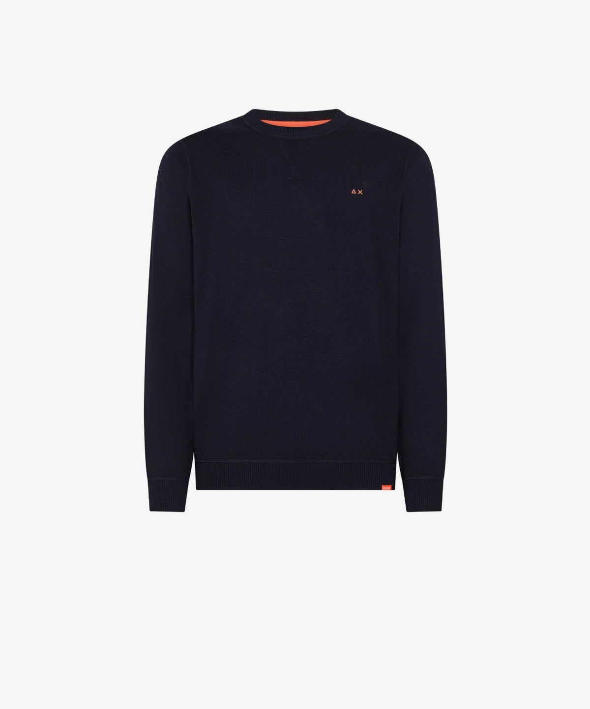 Maglia in lana e cotone con logo