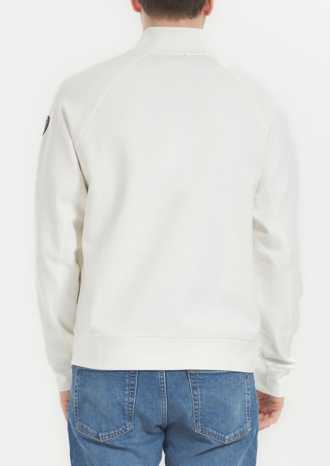 Felpa elasticizzata con cappuccio Shaw Blauer