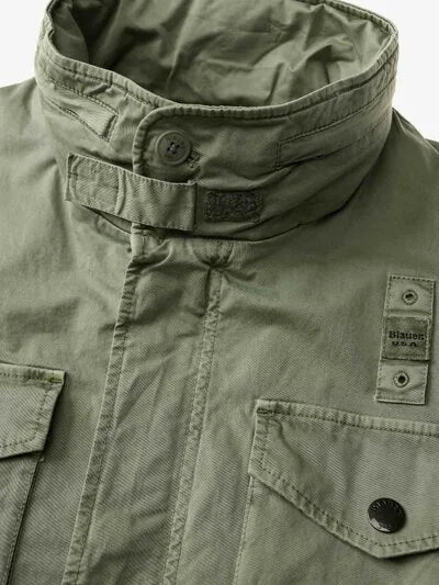 Giacca tinta in capo Ashmont Dyed Blauer