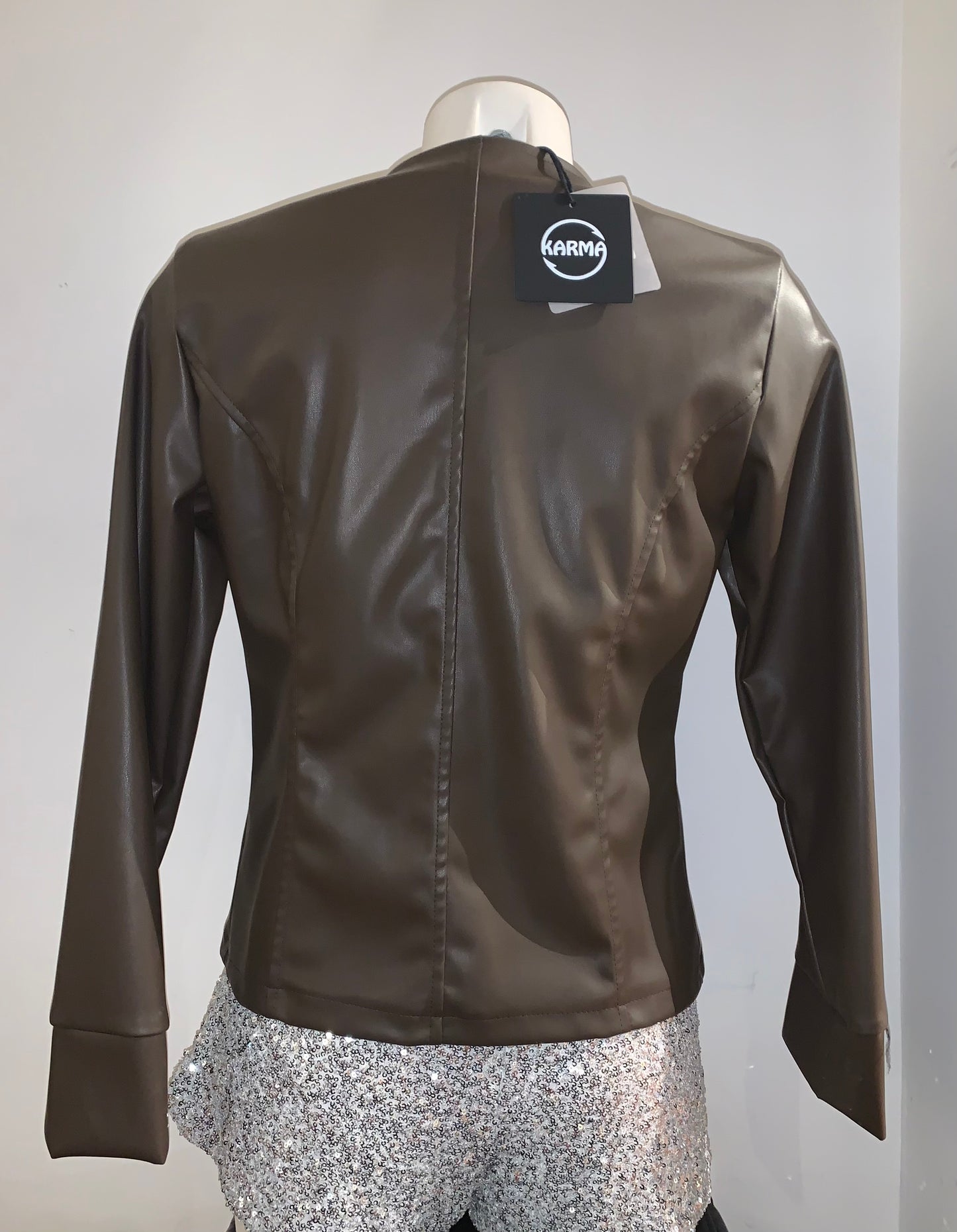 Giubbino in similpelle Karma