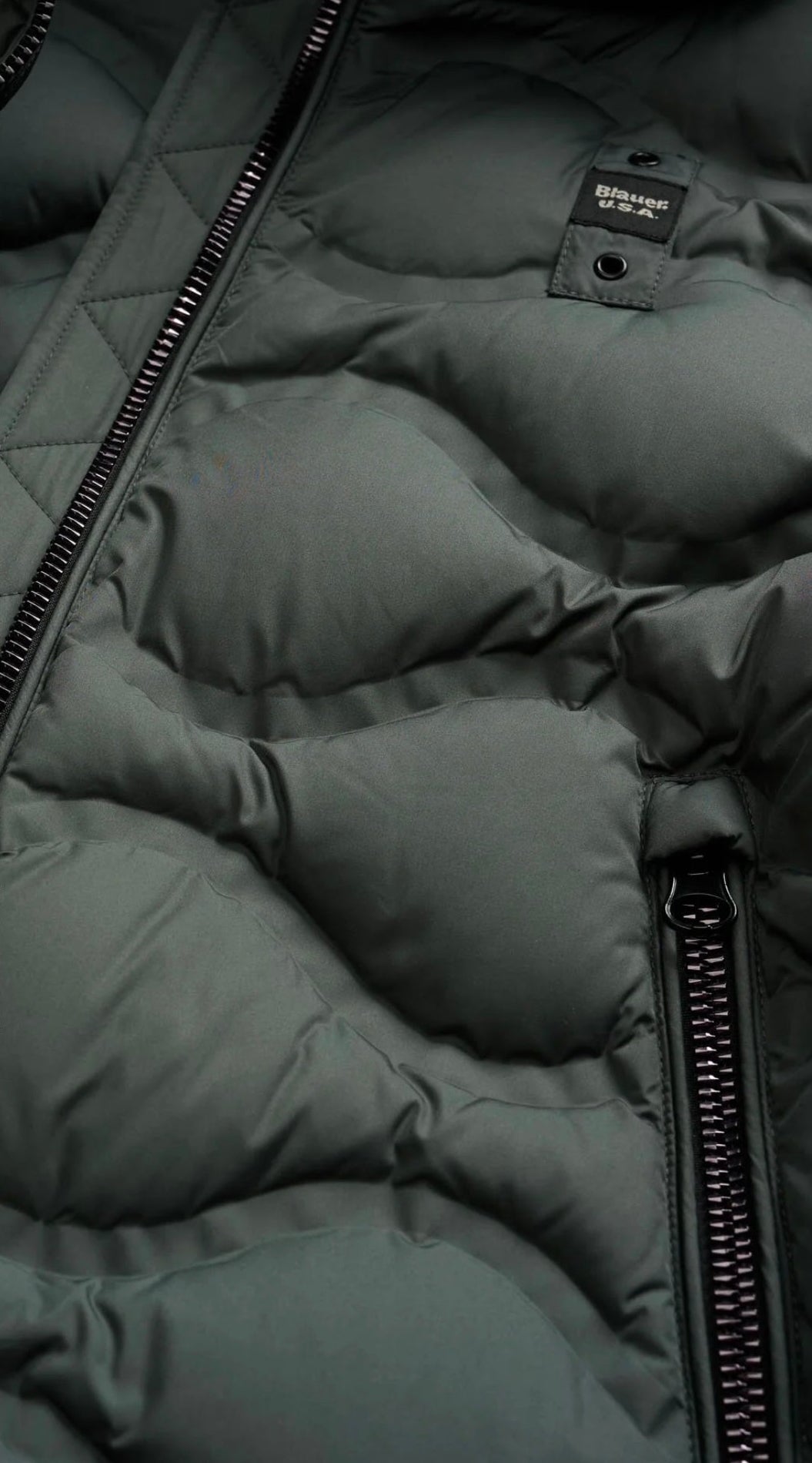 Giacca in piumino con onda saldata Madeline