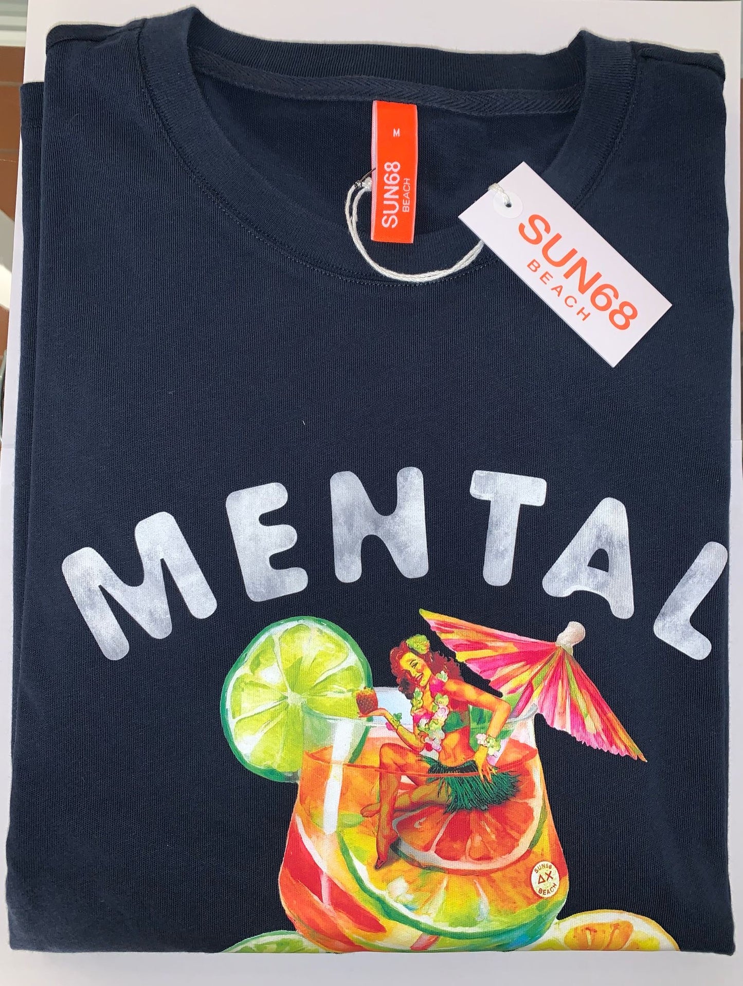 T-shirt Sun68 con stampa