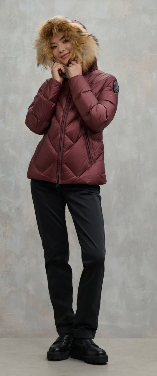 Piumino a linee geometriche Alicia