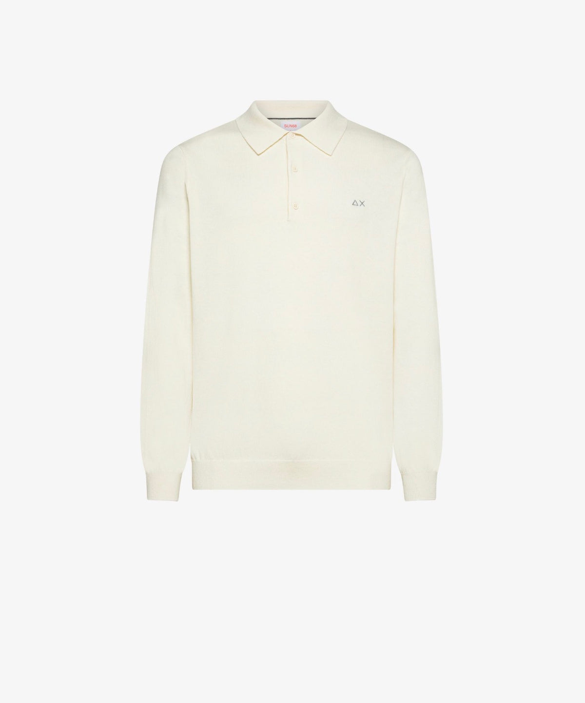 Polo in maglia di lana e cotone Sun68