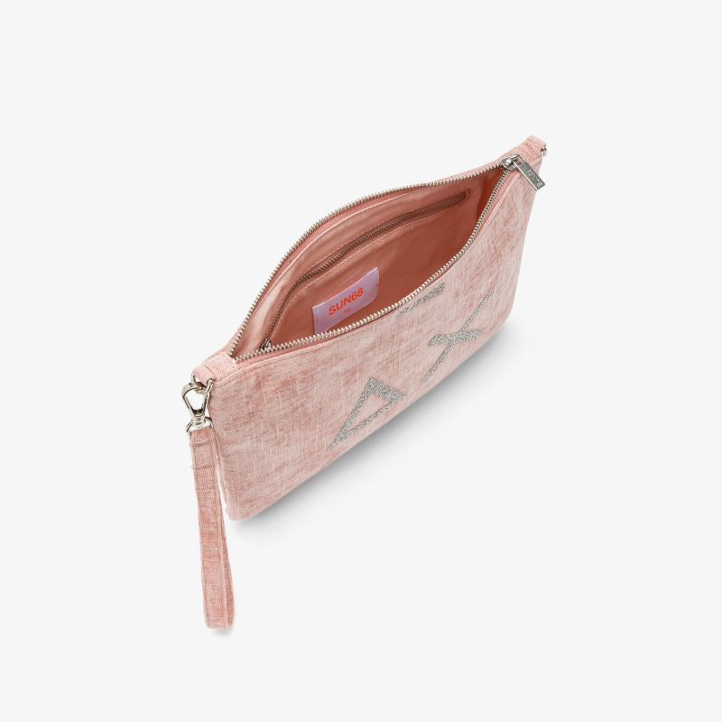 Pochette Sun68 in velluto