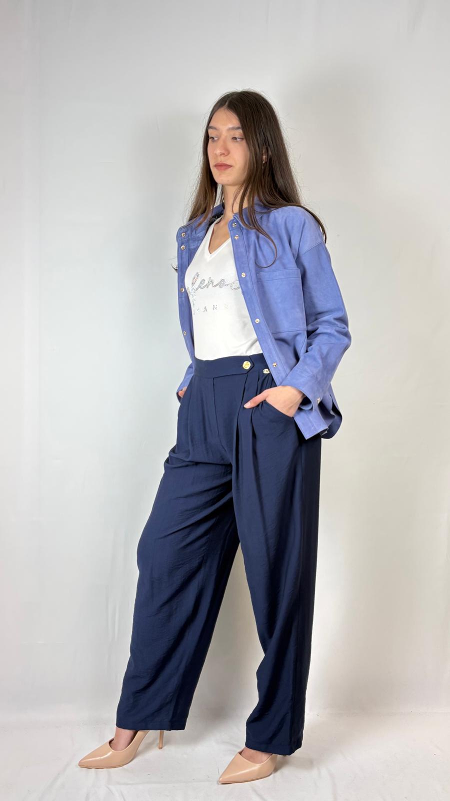 Pantalone wide-leg Cafè Noir