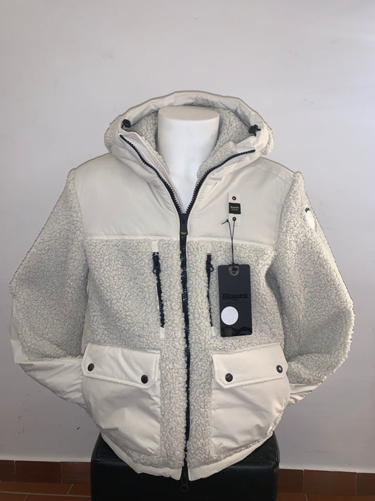 Giubbetto Blauer multi tasche in eco pelliccia