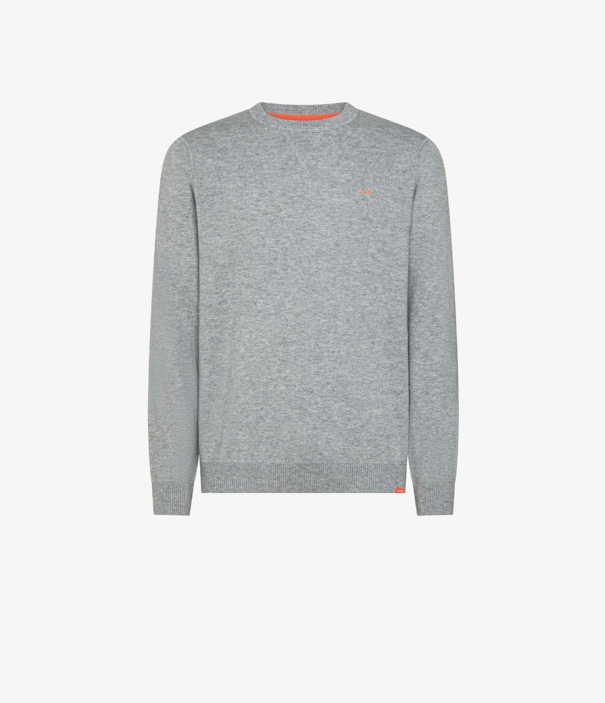 Maglia in lana e cotone con logo