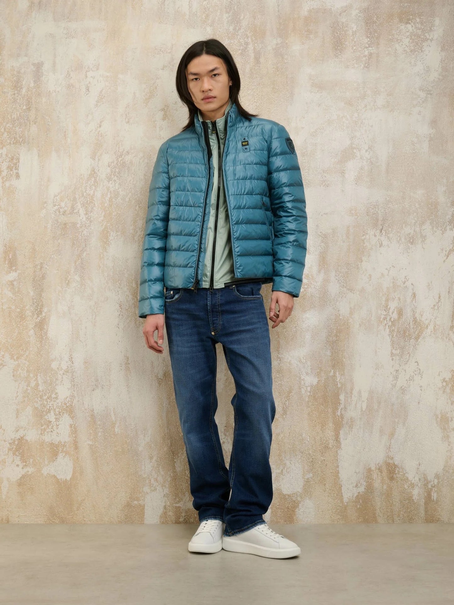piumino Blauer leggero senza cappuccio