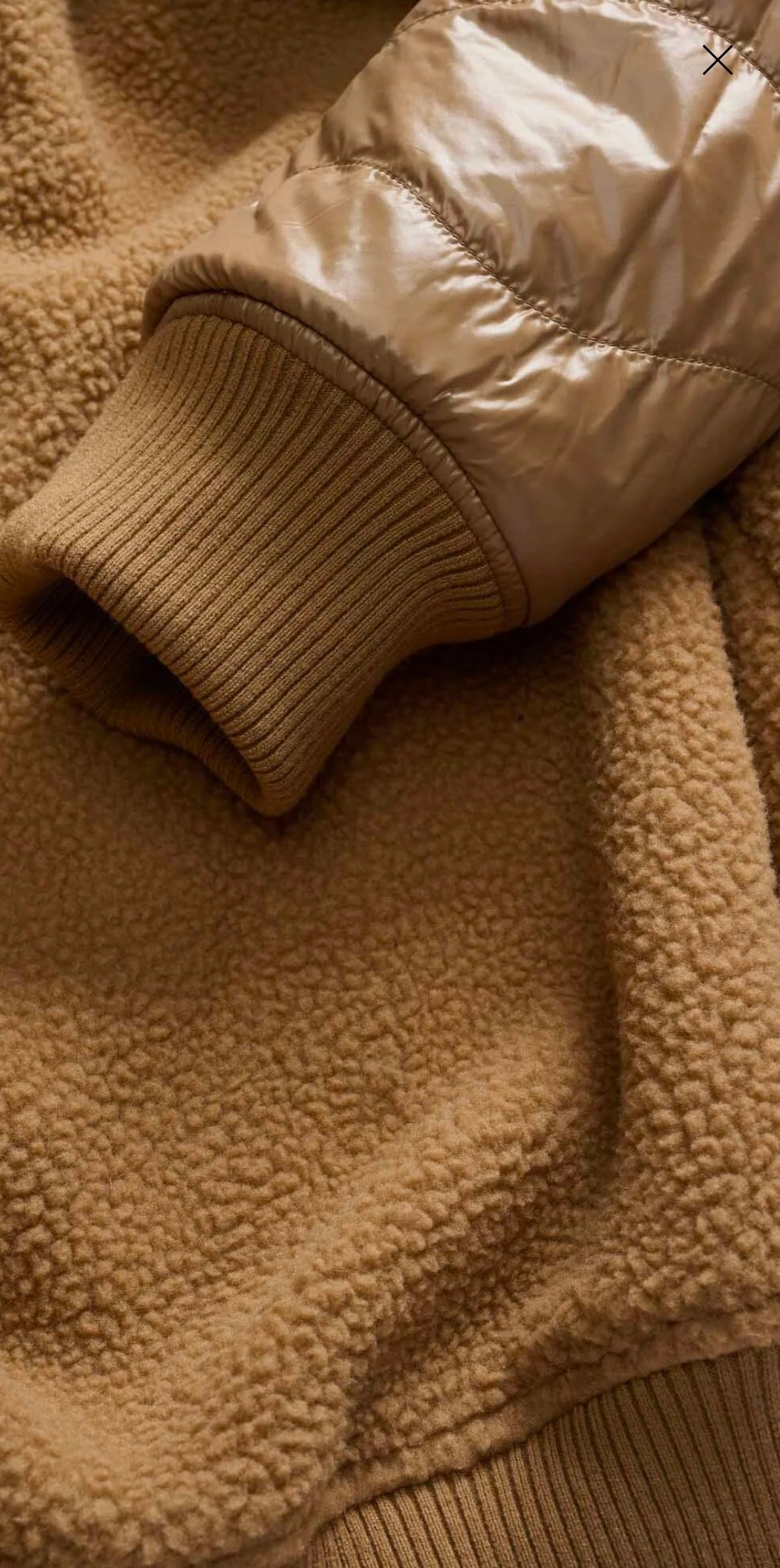 Giacca in pile e nylon Chiswick