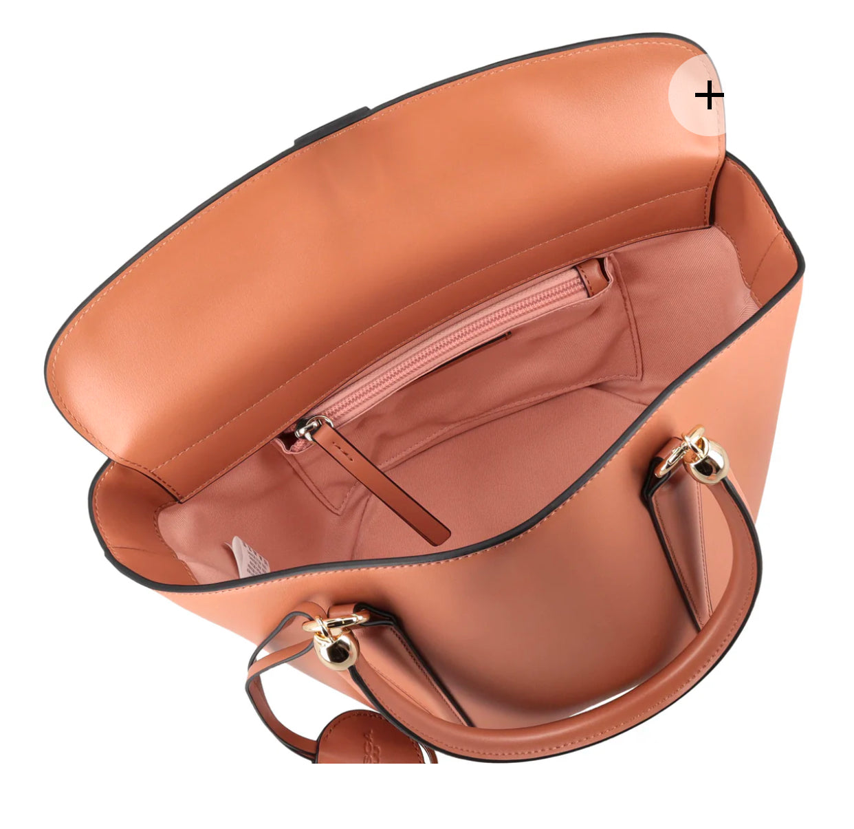 Borsa a mano in pelle Athena colore biscotto Tosca Blu
