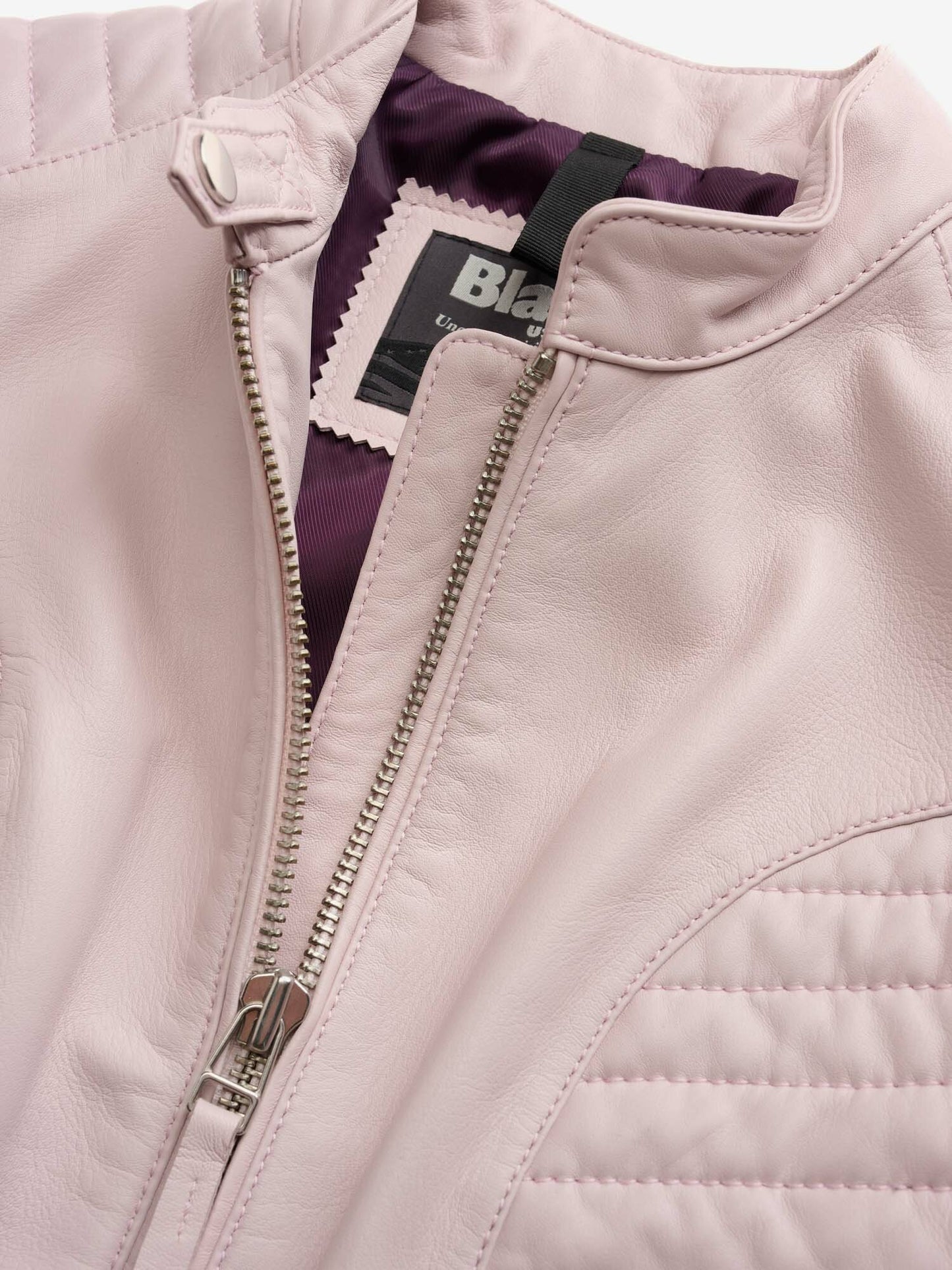 Biker di vera pelle Blauer