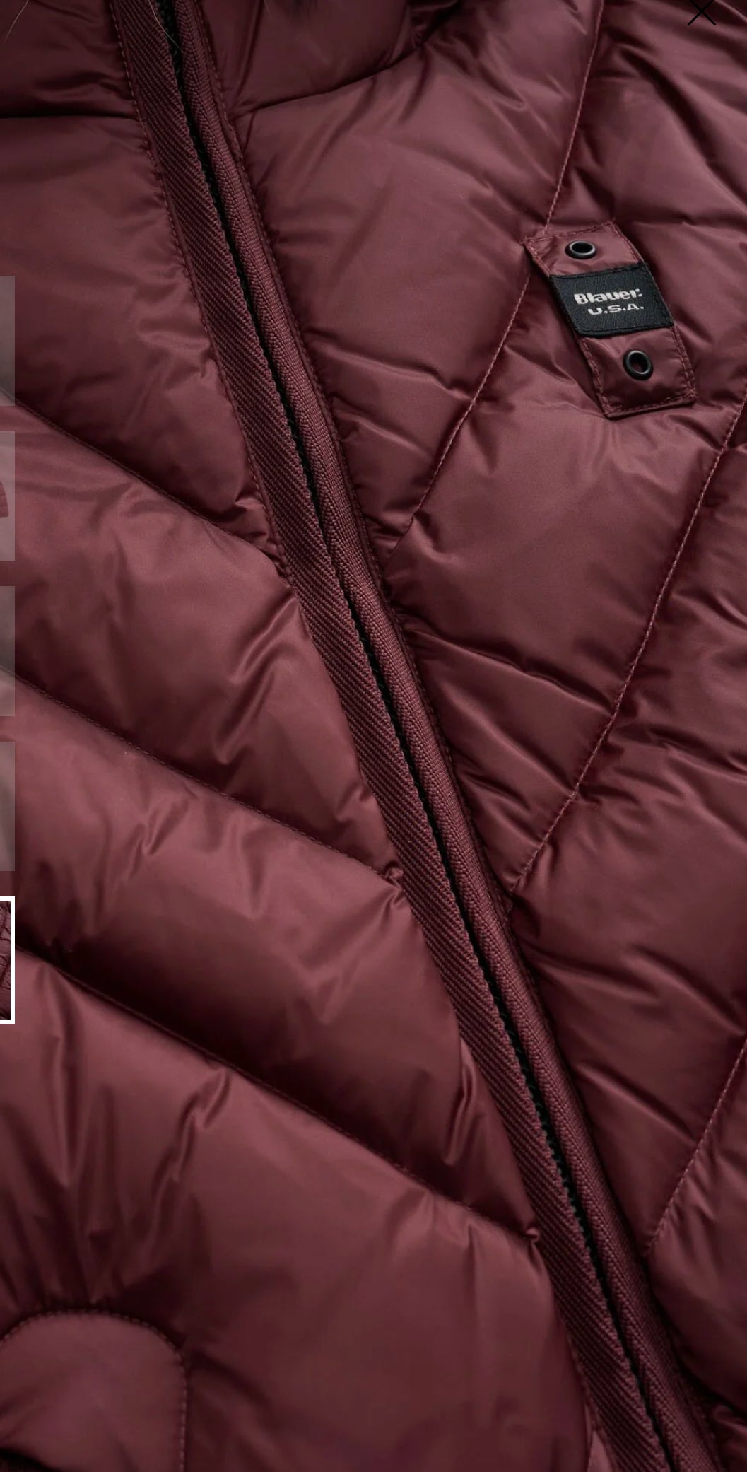 Piumino a linee geometriche Alicia