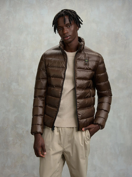 Piumino con collo alla coreana Belmont