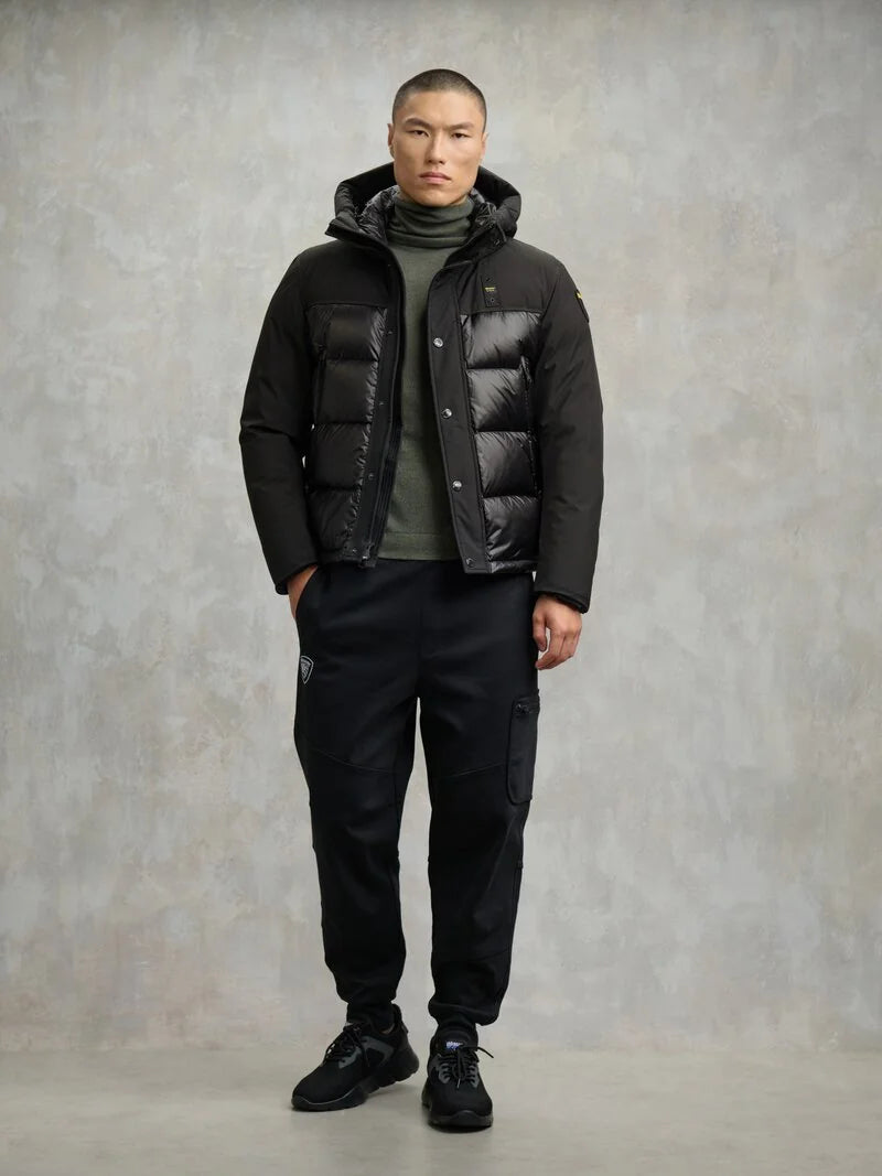 Piumino nylon e neoprene Brook