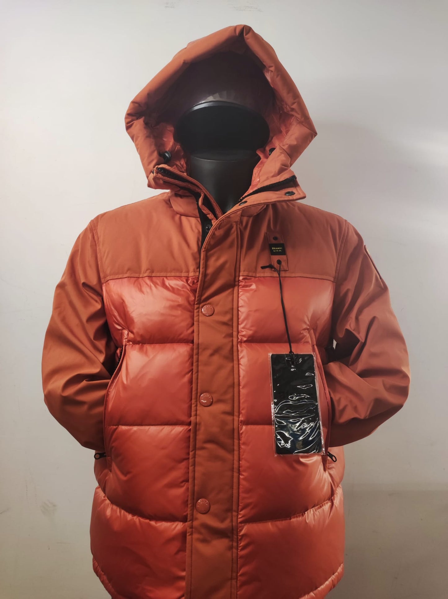 Giacca in nylon e neoprene Brook