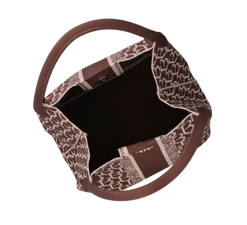 Borsa a mano media logata Saint Tropez colore rosso Tosca Blu