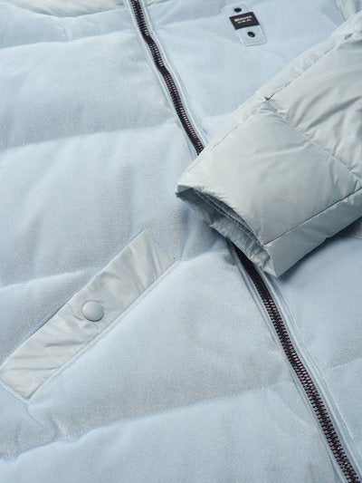 Piumino in velluto Blauer