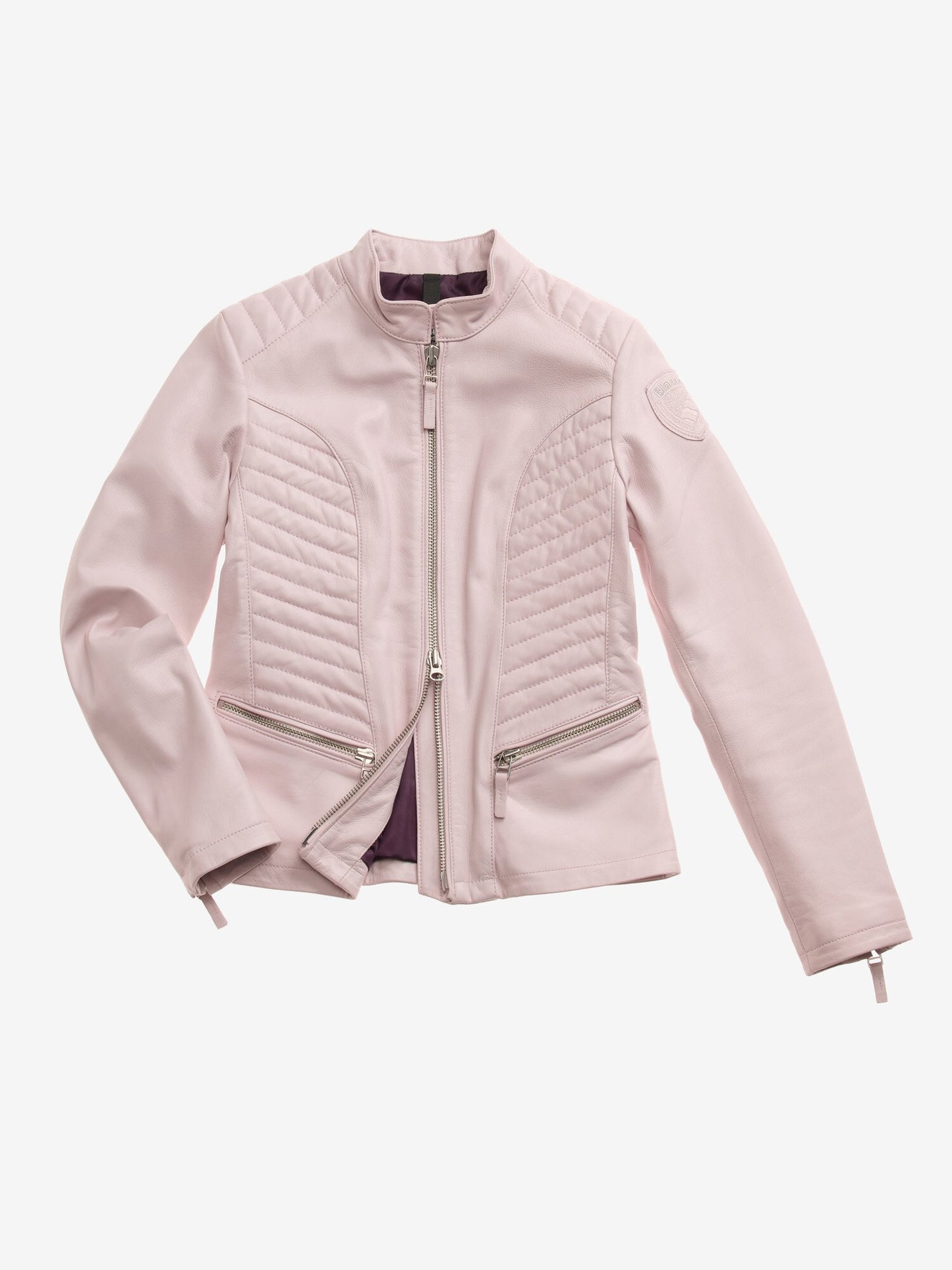 Biker di vera pelle Blauer