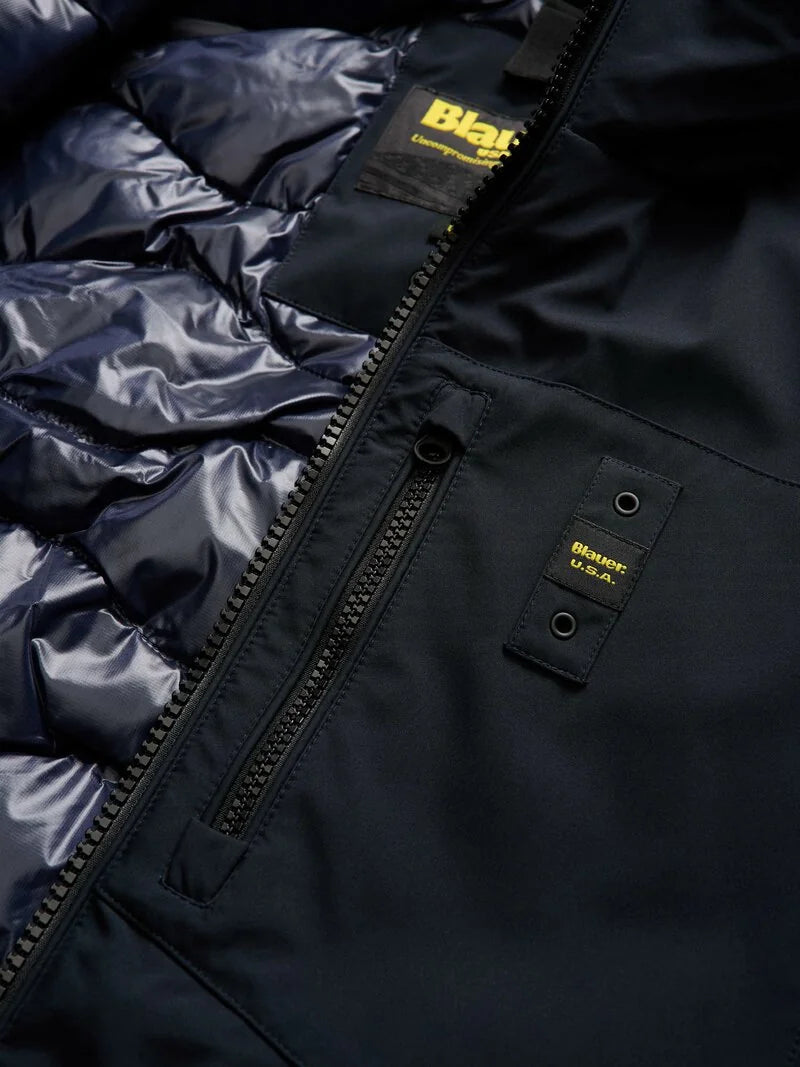 Piumino in neoprene con taschino Derry