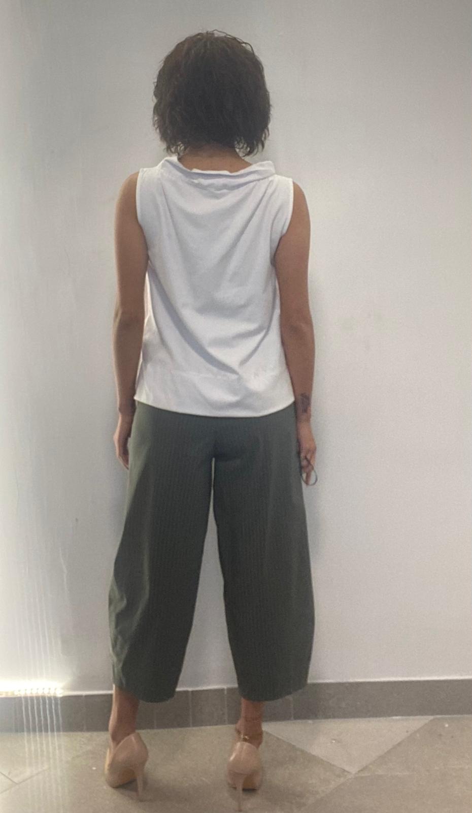 Pantalone over balloon di bengalina Karma