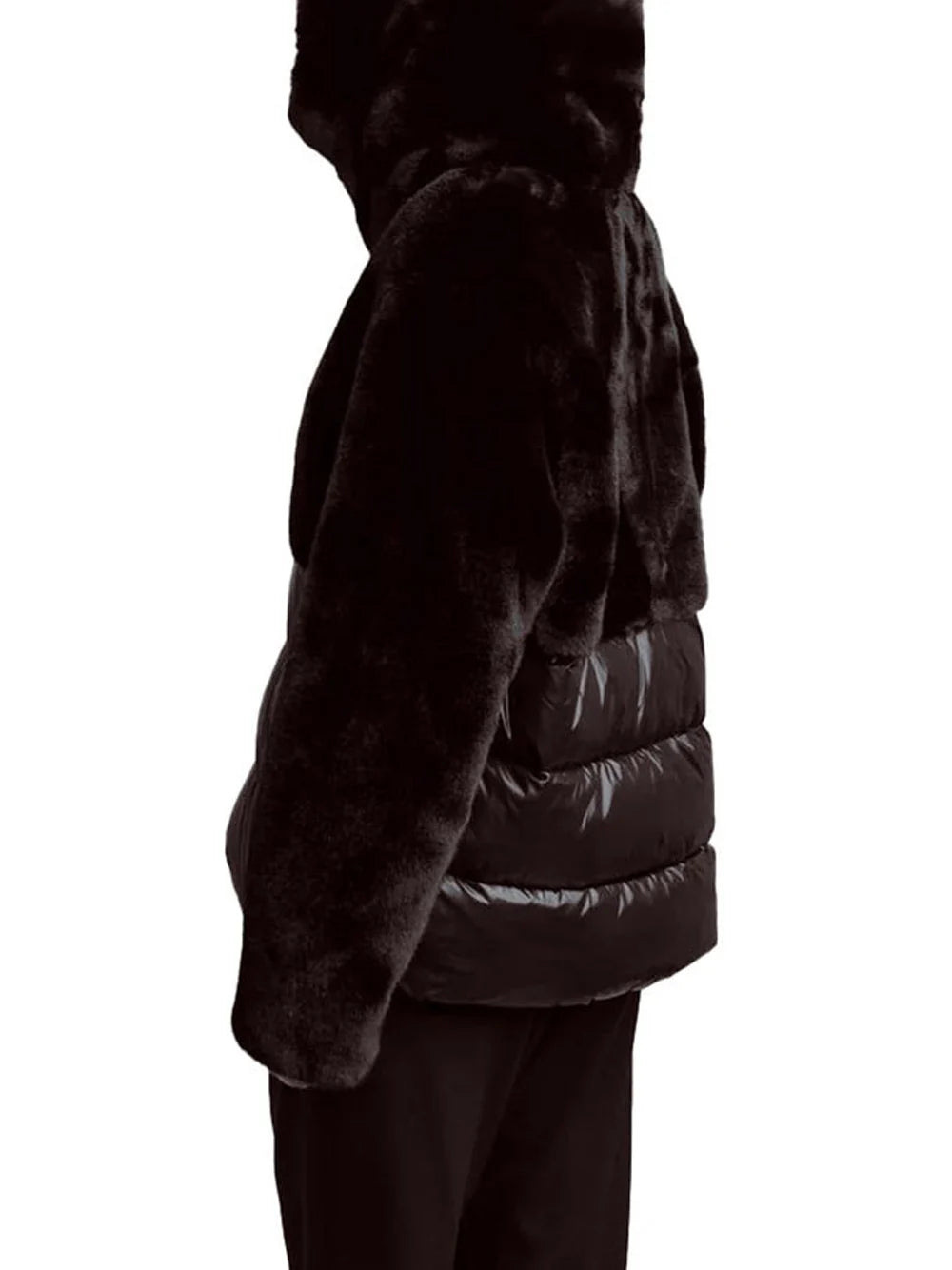 Giubbino in Misto Nylon/Pelliccia Fanevil Junior Blauer