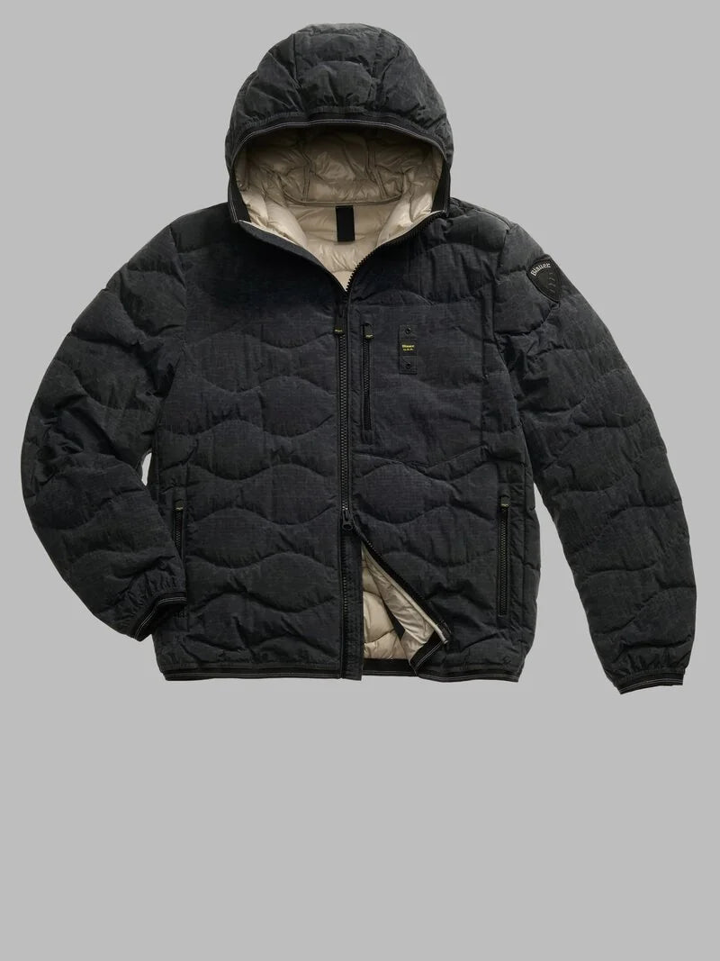 Piumino wax ad onde Wave
