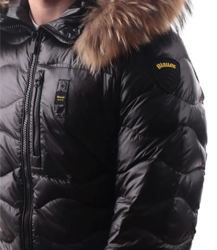 Piumino trapuntato Wavefur