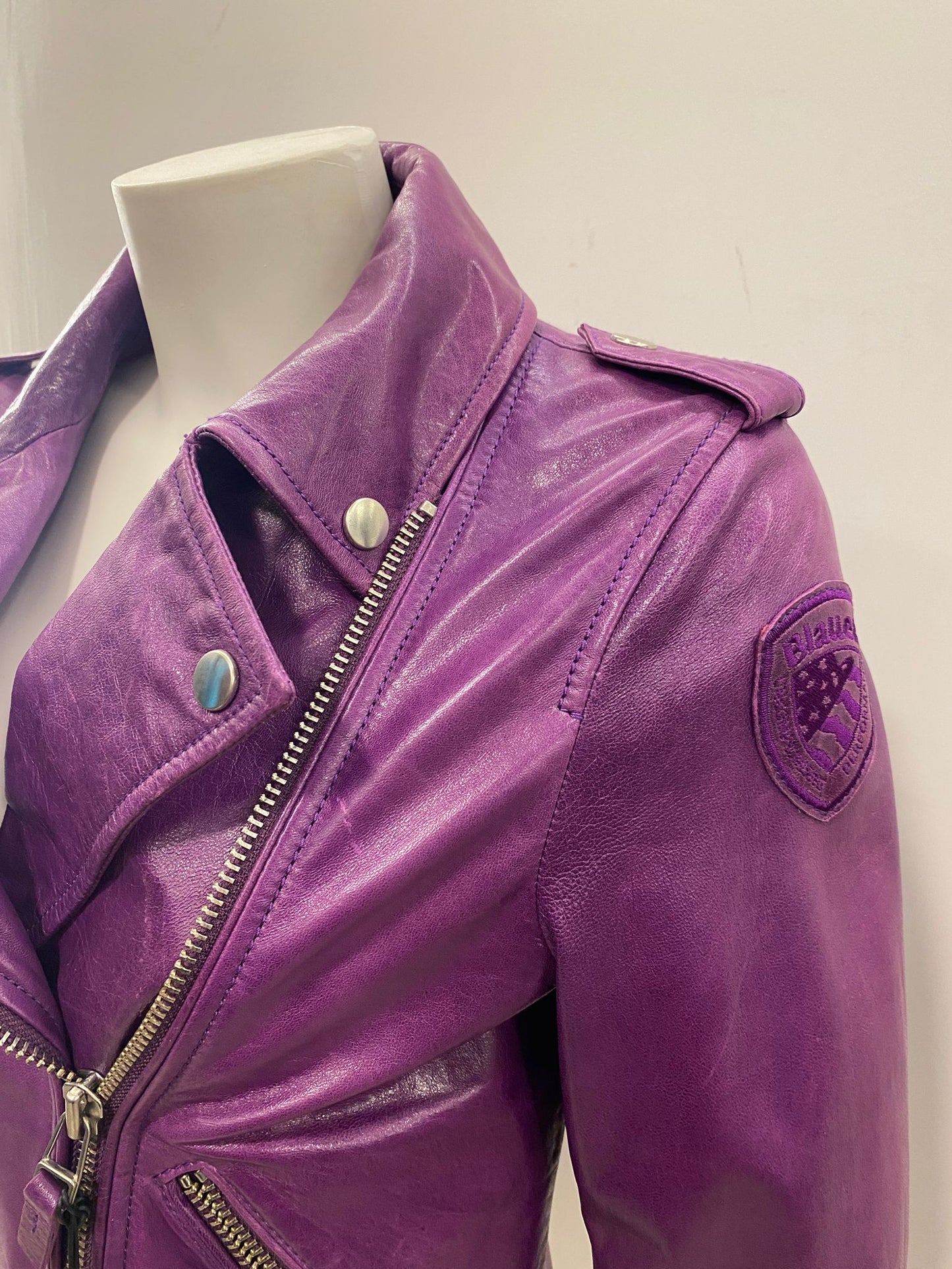 Pelle capo spalla foderato Blauer