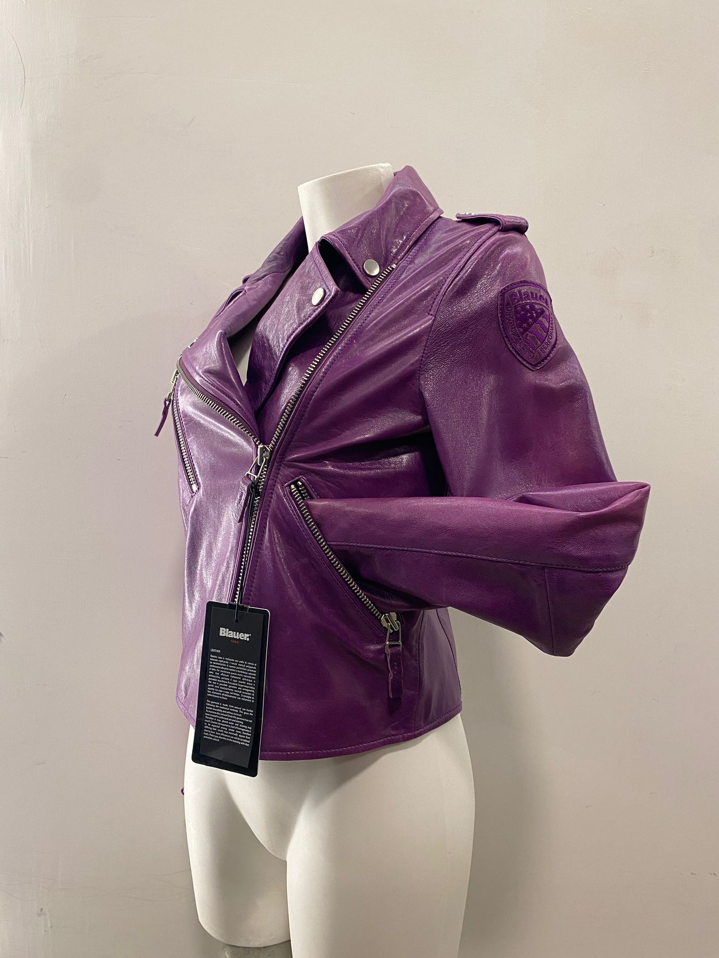 Pelle capo spalla foderato Blauer