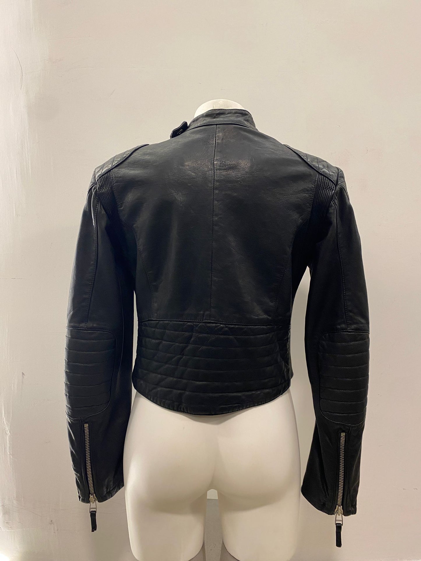 Giubbino casey in pelle Blauer