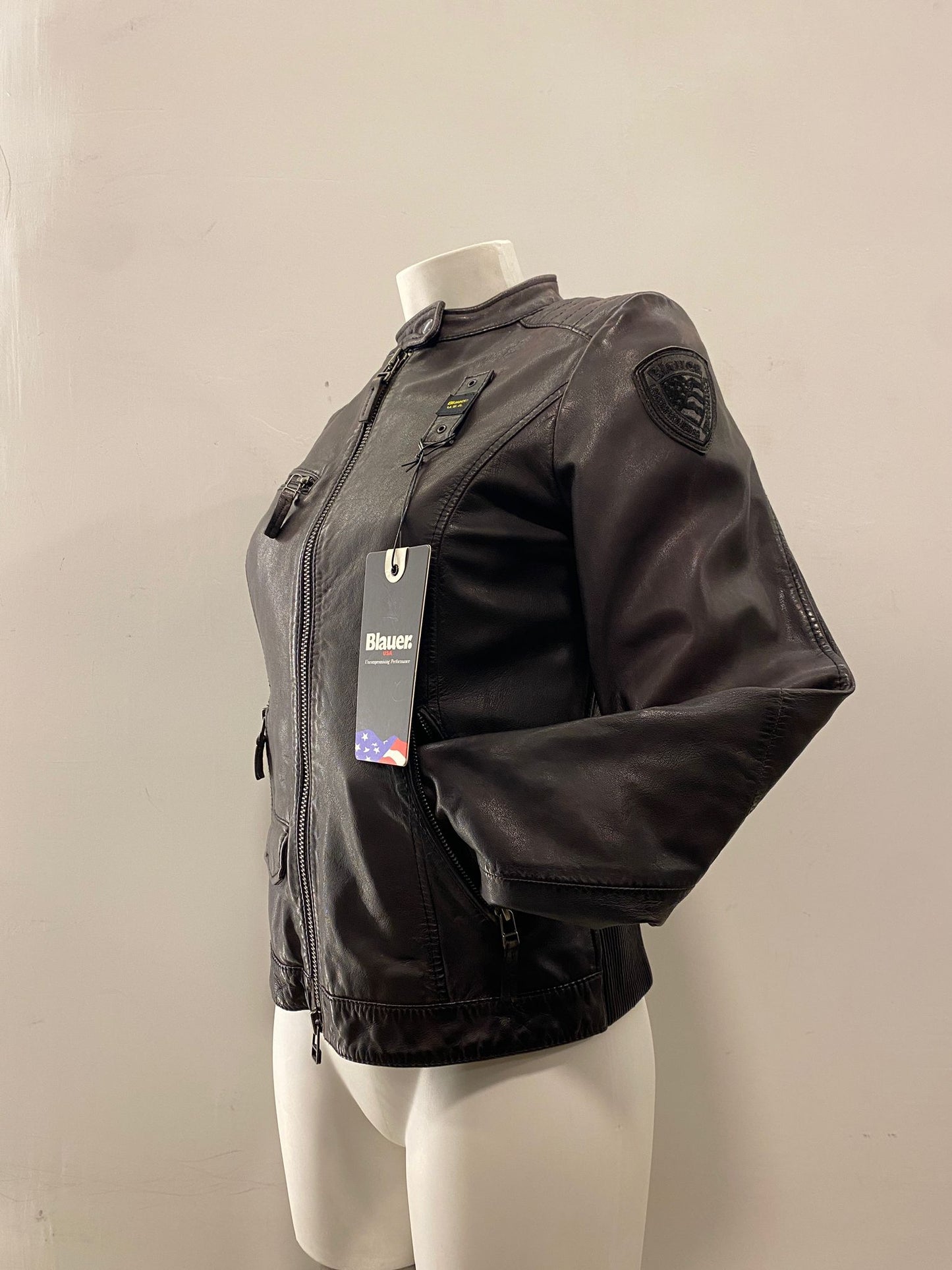 Giubbino in pelle Blauer