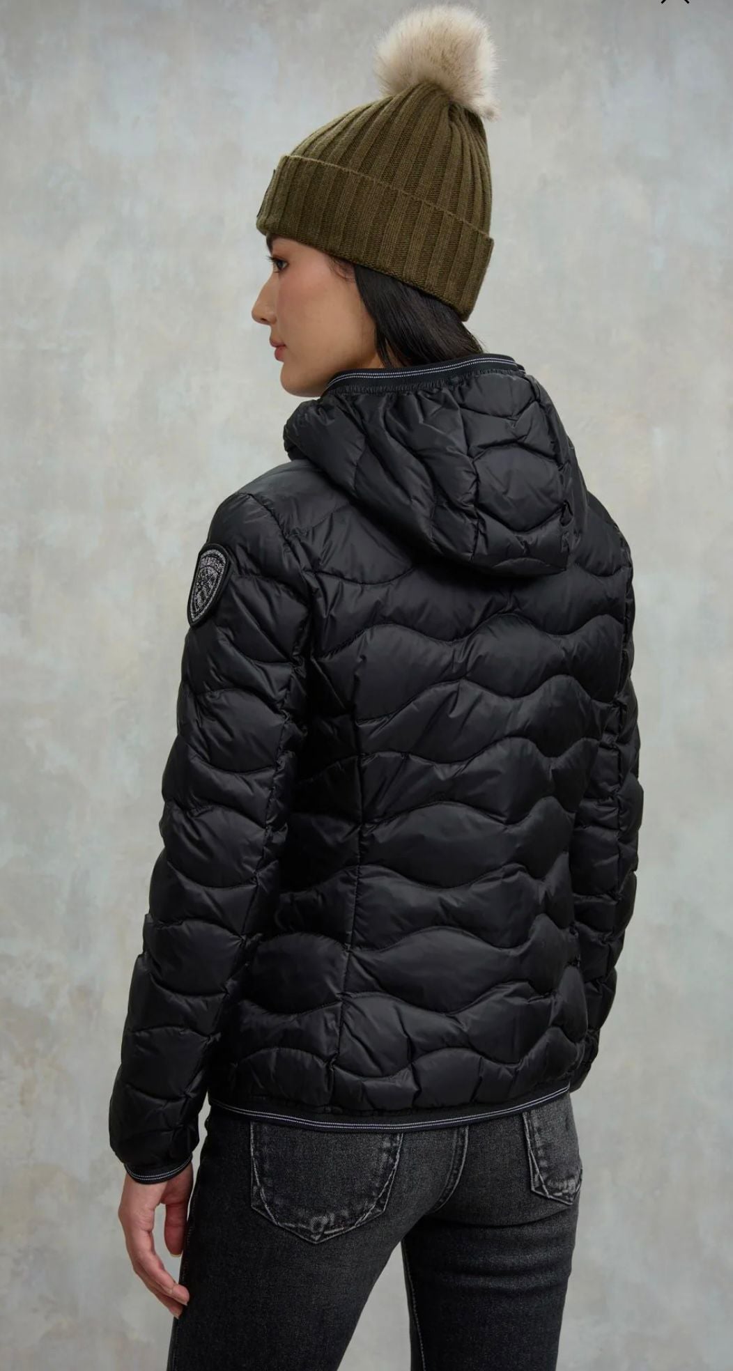 Piumino ad onde Camelia Blauer