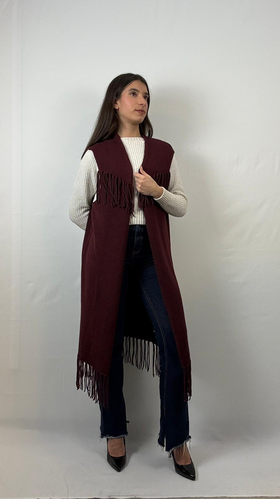 Cardigan smanicato Cafè-Noir