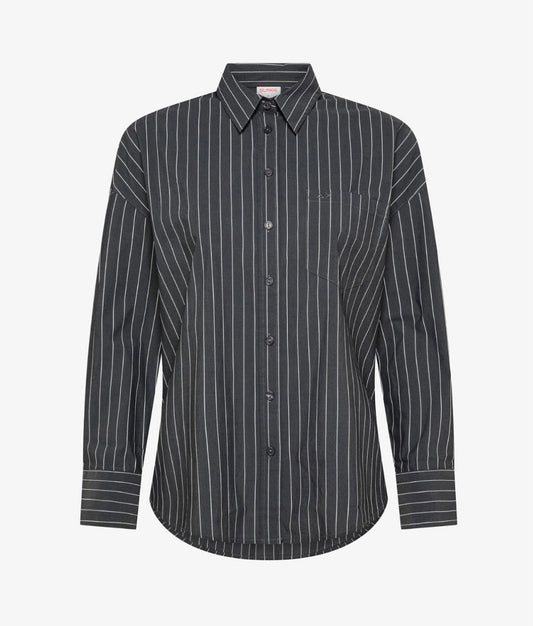 Camicia in cotone a righe