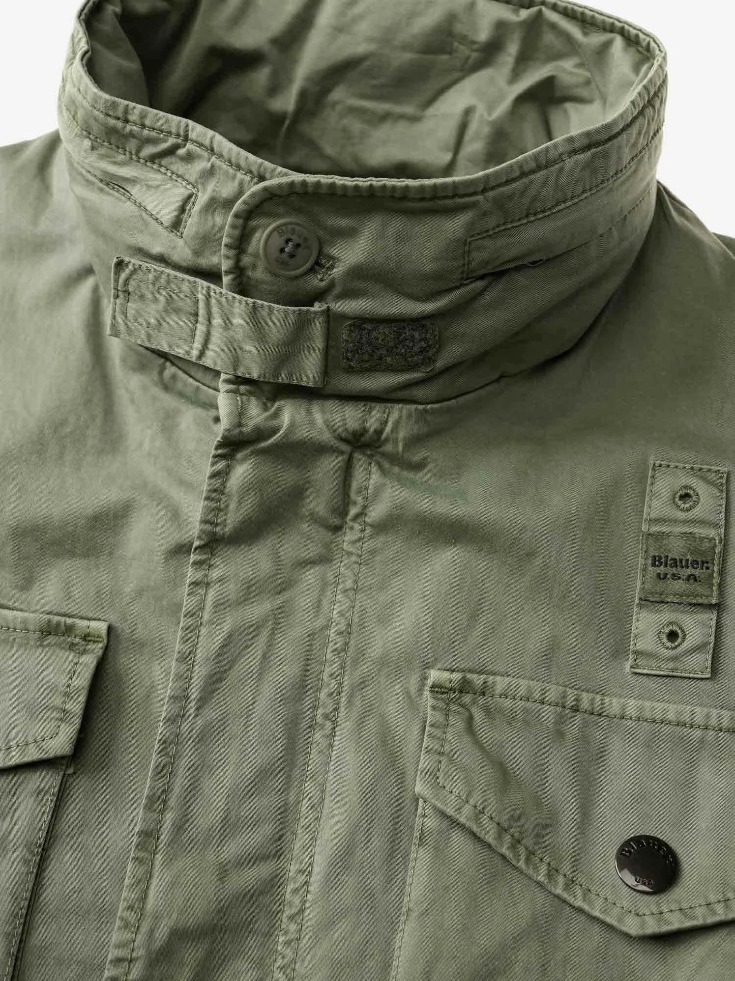 Giacca tinta in capo Ashmont Dyed Blauer