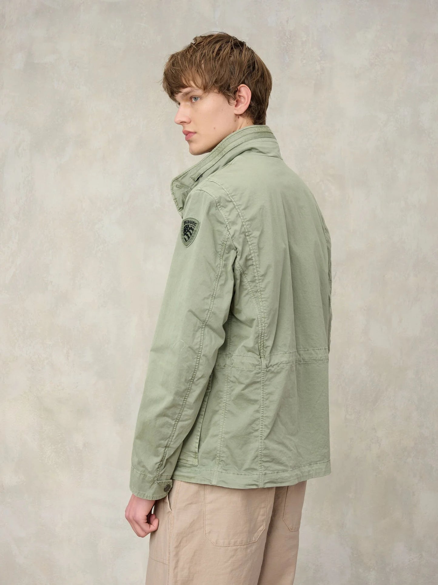 Giacca tinta in capo Ashmont Dyed Blauer