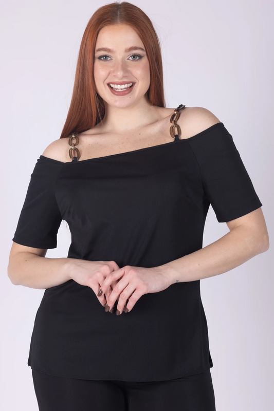 Casacca accessori effetto legno Mara Carol