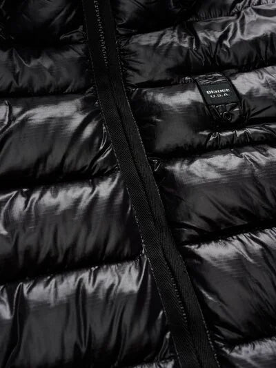 Giubbetto lungo micro rip Adelaide Blauer