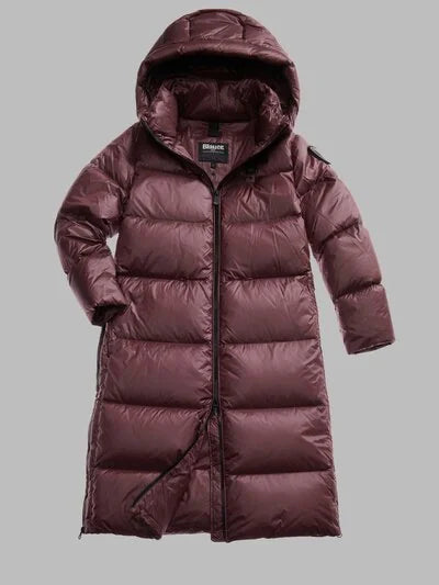 Piumino lungo morbido Celia Blauer