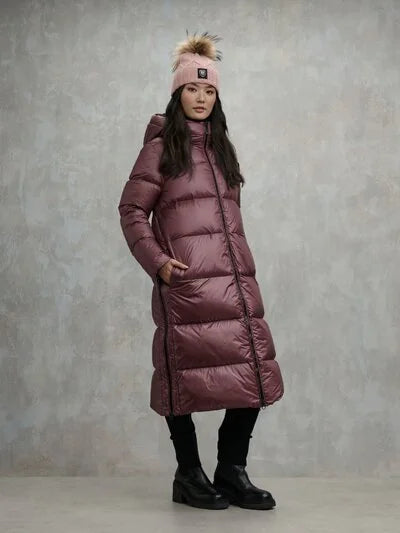 Piumino lungo morbido Celia Blauer