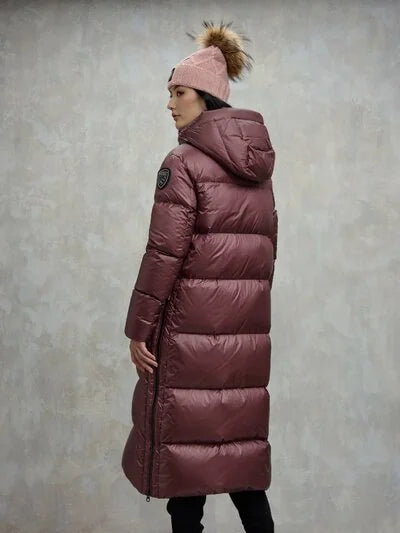 Piumino lungo morbido Celia Blauer