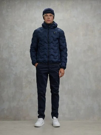 Piumino ad angoli Piery Blauer