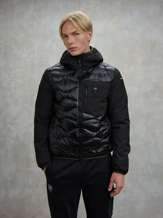 Piumino uomo imbottitura mista Albert Blauer