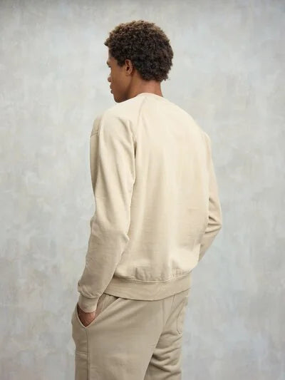 Felpa girocollo tinta in capo Osgood Blauer