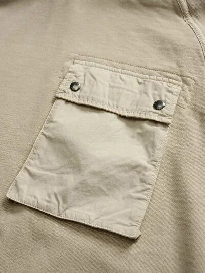 Felpa tinta in capo Oyster Blauer