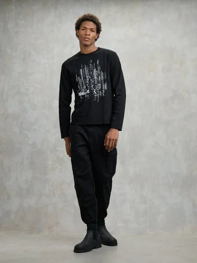 T-Shirt digital Seattle Blauer